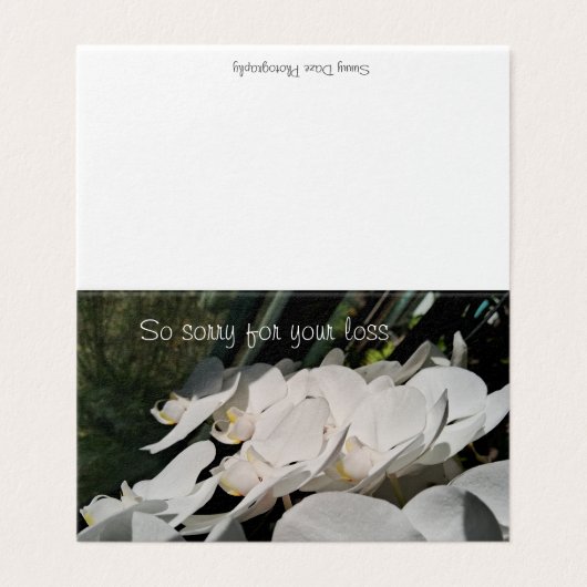 白い蛾の蘭と共感札 (外部フラット)