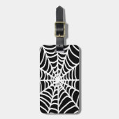 白い蜘蛛の巣 ラゲッジタグ (正面縦)