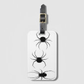 白い蜘蛛 ラゲッジタグ (正面縦)