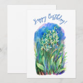 白い蝶の蘭の春花 (正面/裏面)