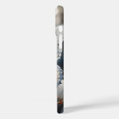 白い蝶モノグラムののケース – Mate iPhoneケース Case-Mate iPhoneケース (裏面 / 左)