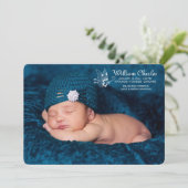 白い蝶写真の誕生の発表 案内状 (スタンド正面)