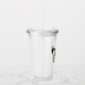 白い蝶 アクリルタンブラー (右)