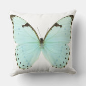 白い蝶 クッション (裏面)