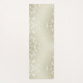 白い蝶 ヨガマット (裏面)