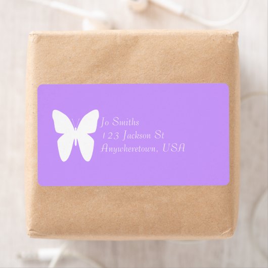 白い蝶 ラベル (インサイチュ)