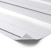 白い表面 ポスター (角)