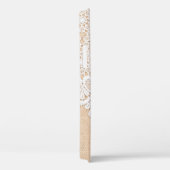 白い装飾レースオーバーファブリックデザイン Case-Mate iPhoneケース (裏面 / 右)