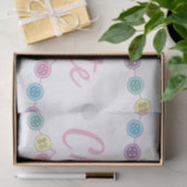 白い誕生日の裁縫ボタン 薄葉紙 (ギフト)