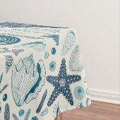白い貝殻 テーブルクロス (インサイチュ)