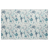 白い貝殻 ファブリック (ヤード)