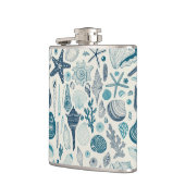 白い貝殻 フラスク (左)