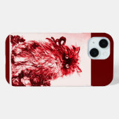 白い赤いバラの子猫 Case-Mate iPhoneケース (裏面 (横))