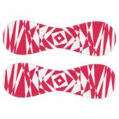 白い赤い抽象芸術錯覚 ソフトボール (パネル)