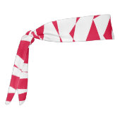 白い赤い抽象芸術錯覚 タイヘッドバンド (回転270)