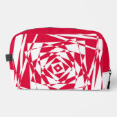 白い赤い抽象芸術錯覚 ドップキット (正面)