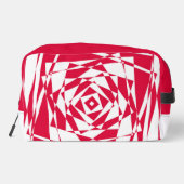 白い赤い抽象芸術錯覚 ドップキット (裏面)