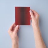 白い赤と白小さな点を持つ背景 チラシ (手)