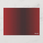 白い赤と白小さな点を持つ背景 ポストカード (裏面)