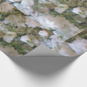 白い赤ん坊の息 ラッピングペーパー (角)