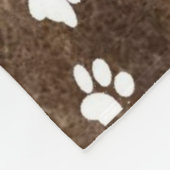 白い足 フリースブランケット (角)