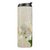 白い軟性花 タンブラー (回転左)