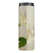 白い軟性花 タンブラー (裏面)