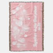 白い輝き「一緒に最高のなる場所」 | スローブランケット (正面縦)