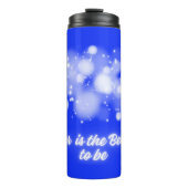 白い輝き「一緒に最高のなる場所」 | タンブラー (正面)