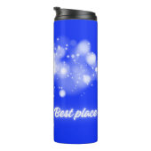 白い輝き「一緒に最高のなる場所」 | タンブラー (回転右)