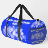 白い輝き「一緒に最高のなる場所」 | ダッフルバッグ (右コーナー)