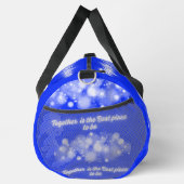 白い輝き「一緒に最高のなる場所」 | ダッフルバッグ (右)