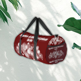 白い輝き「一緒に最高のなる場所」 | ダッフルバッグ