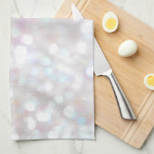 白い輝くキッチンタオル キッチンタオル (四つ折り)