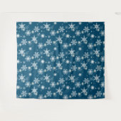 白い透かし雪。 タペストリー (正面(横))