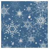 白い透かし雪 ファブリック (クローズアップ)