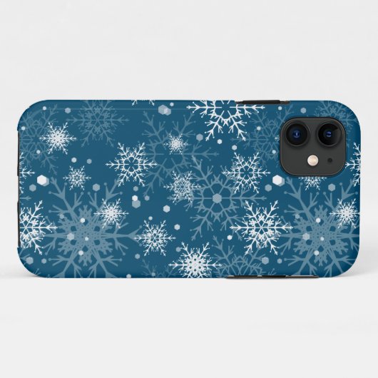 白い透かし雪 Case-Mate iPhoneケース (裏面(横))
