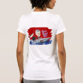 白い速度 Tシャツ (裏面)