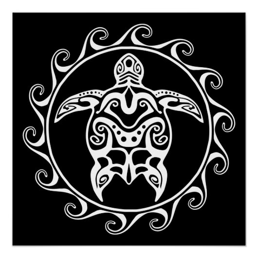 白い部族の亀 ポスター (正面)