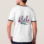 白い郵便Tシャツ Tシャツ (裏面)