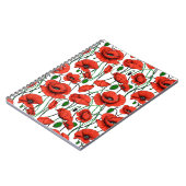 白い野に咲くケシの赤 ノートブック (左側)