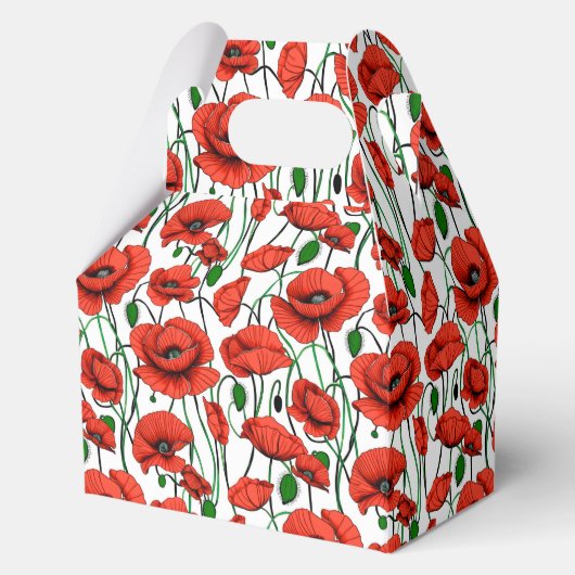 白い野に咲くケシの赤 フェイバーボックス (正面)