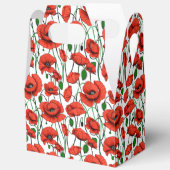 白い野に咲くケシの赤 フェイバーボックス (見開き)