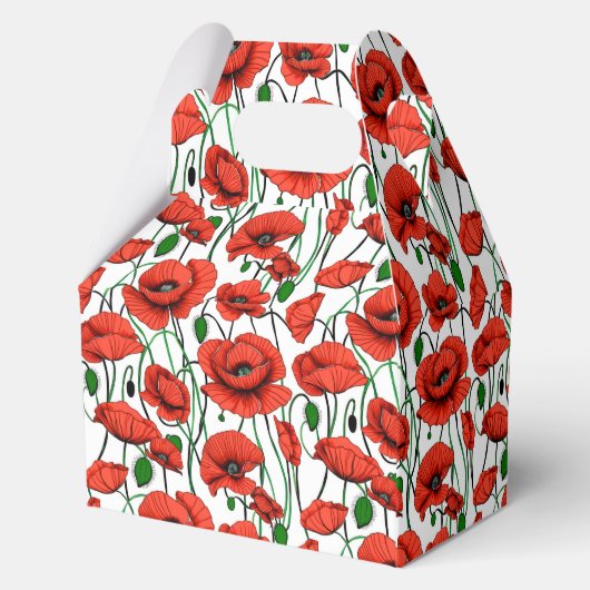 白い野に咲くケシの赤 フェイバーボックス (裏面)