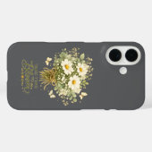 白い野の花のブーケ Case-Mate iPhoneケース (裏面 (横))