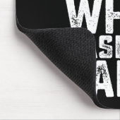 白い野球パンツのお母さんの日にママが反対 マウスパッド (コーナー)