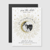 白い金ゴールド天体日が差すこと写真の日付を保存 (正面/裏面)