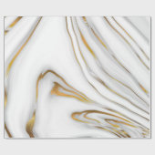 白い金ゴールド粒 ラッピングペーパー (フラット)