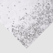 白い銀のグリッター輝くクリスマスクリスマス 薄葉紙 (詳細)