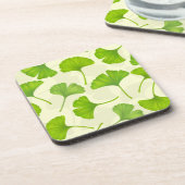 白い銀杏 コースター (左側)